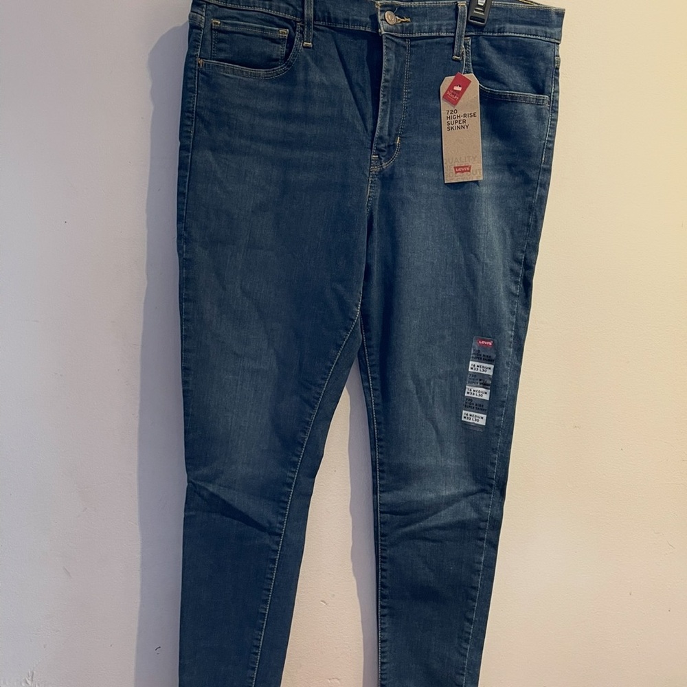Levi's Blue Skinny Jeans Classic Denim